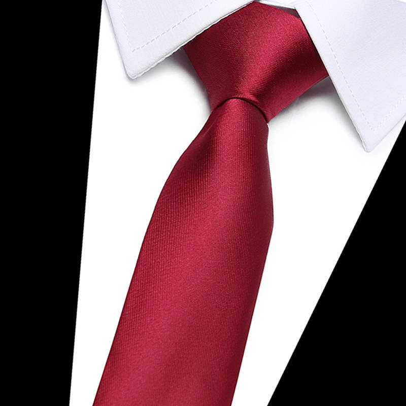 Polyester Silk 8cm Business Men's Formal Wedding Studio Tie_voghion.com