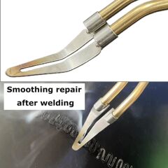 フラットヘッドのプラスチック溶接ガンの部品は、電気はんだごて自動車バンパーの修理部品です。