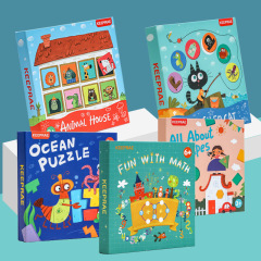 Children's early education logical thinking concentration training magnetic puzzle intelligence development puzzle board game educational toys