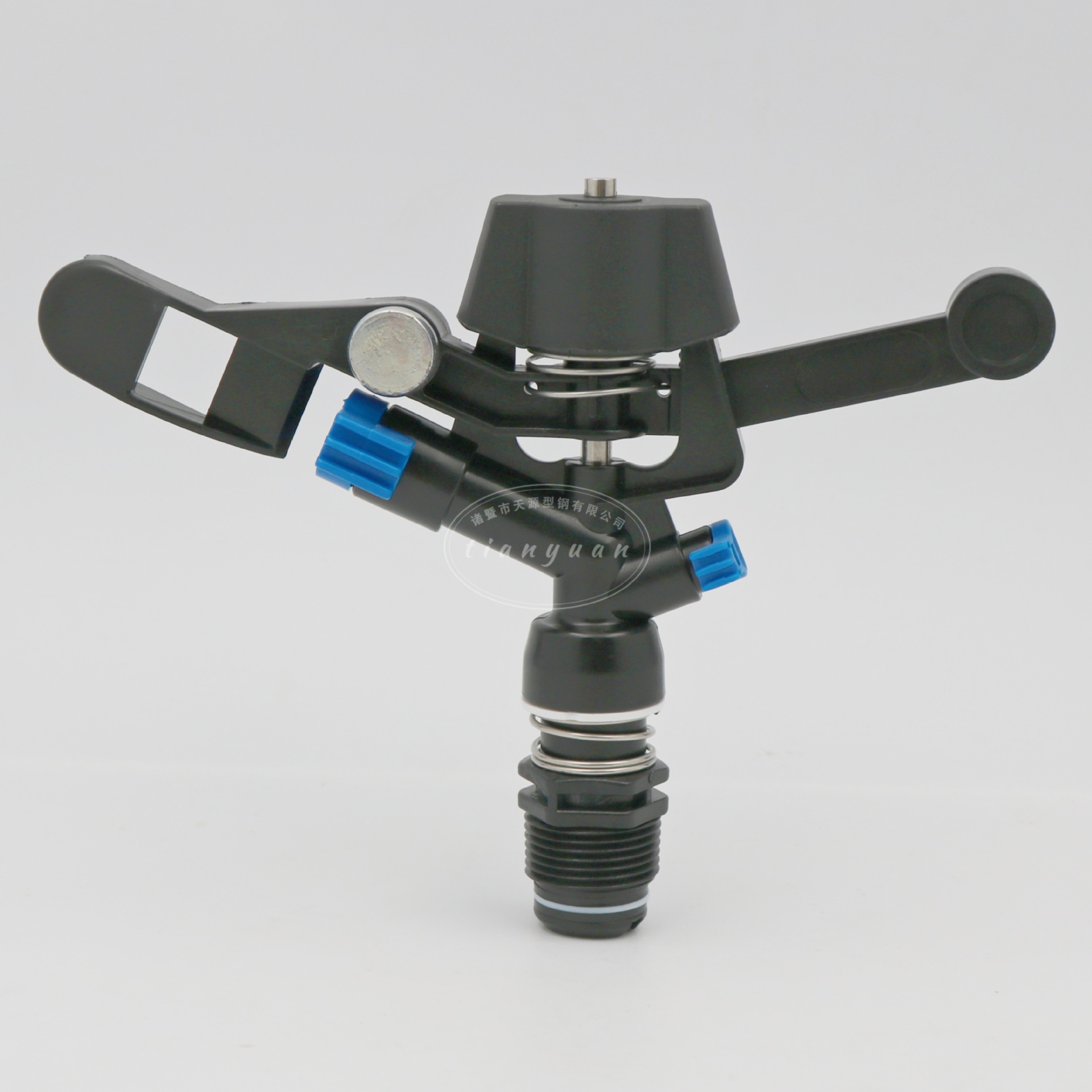 供应ABS塑料旋转式草地喷头 摇臂喷头6分不可调360度远程喷射