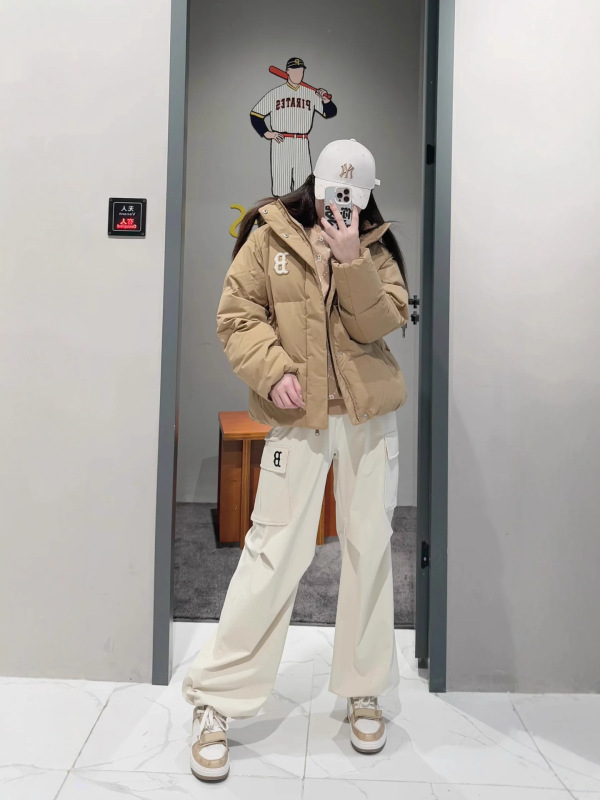 MLB羽绒服经典潮牌新款张凌赫同款韩版加厚保暖男女情侣同款外套|undefined