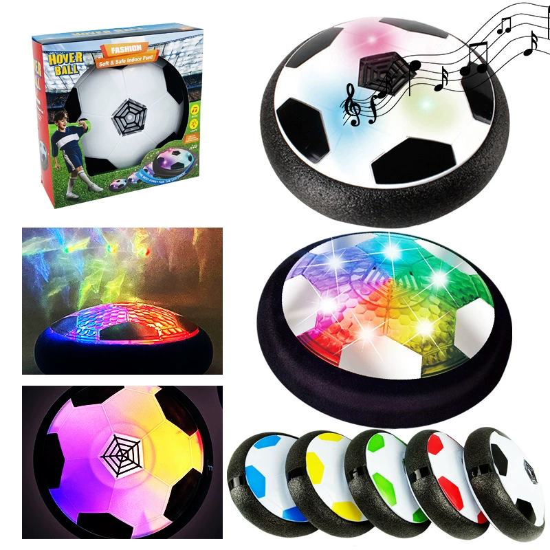 Оптовая продажа интерактивного музыкального светящегося электрического игрушечного мяча с воздушной подвеской, технологией "черного цвета" и функцией поддержки игры в футбол, для использования в помещении.