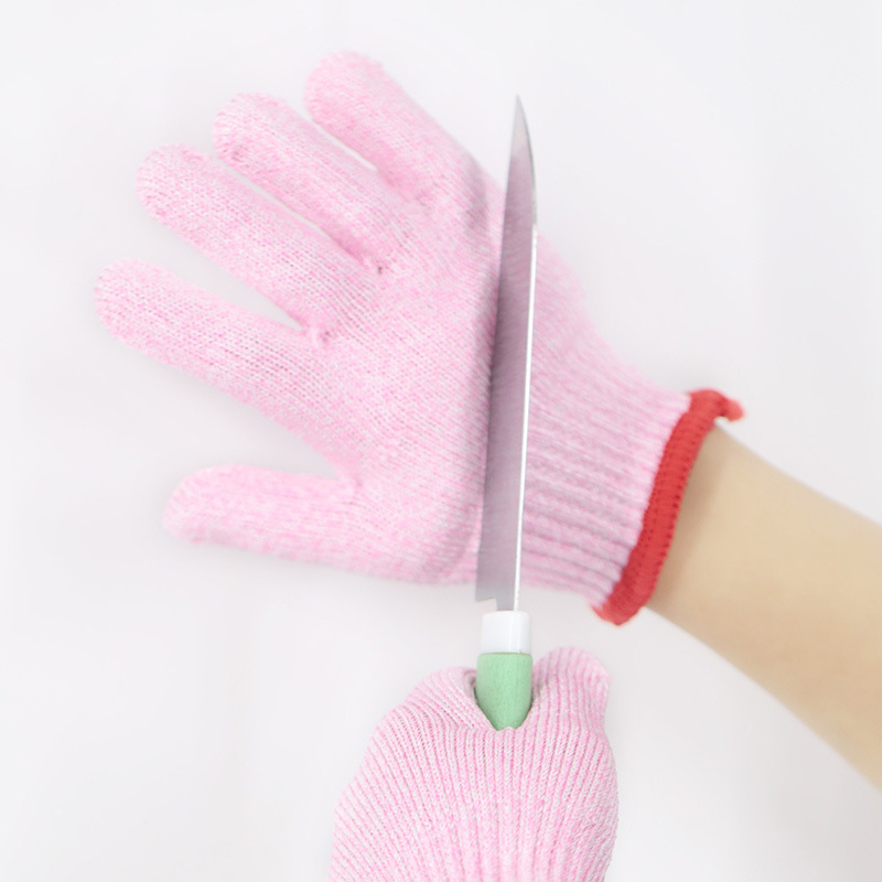 儿童成人彩色HPPE防切割手套 食品级厨房切菜切水果耐穿刺防划伤