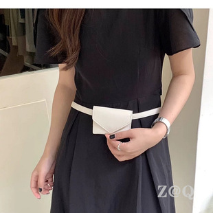 Concave-shaped Bag Women's Crossbody Mini Belt Card Bag 25 Years New Fashionable Ins All-match Waist Bag Card Bag