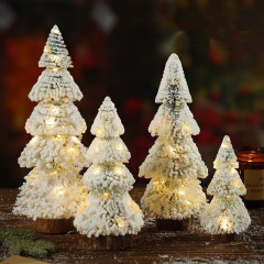 クリスマスの装飾、小さな装飾品、ミニチュアの風景シーンのレイアウト、ウィンドウギフト、造園、冬の雰囲気