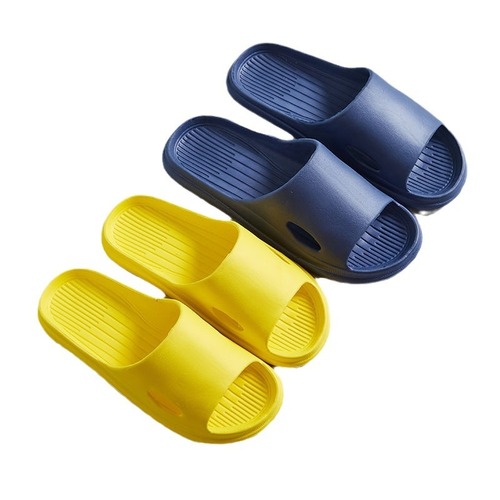 Home slippers for women summer indoor home couple bathroom bathing Korean version soft bottom men's slippers non-slip mute