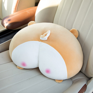 Soft Q-Shot Simulation Corky Butt Pillow Cute Fun Nap Rebound Pillow Waist Corky Butt Pillow