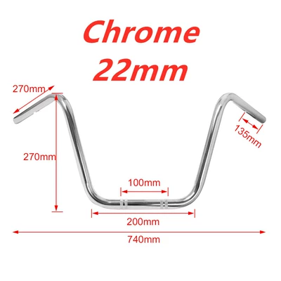 Motorcycle Safety Supplies Harley Handlebar 22mm 25mm - highlighting-handle-22-plating