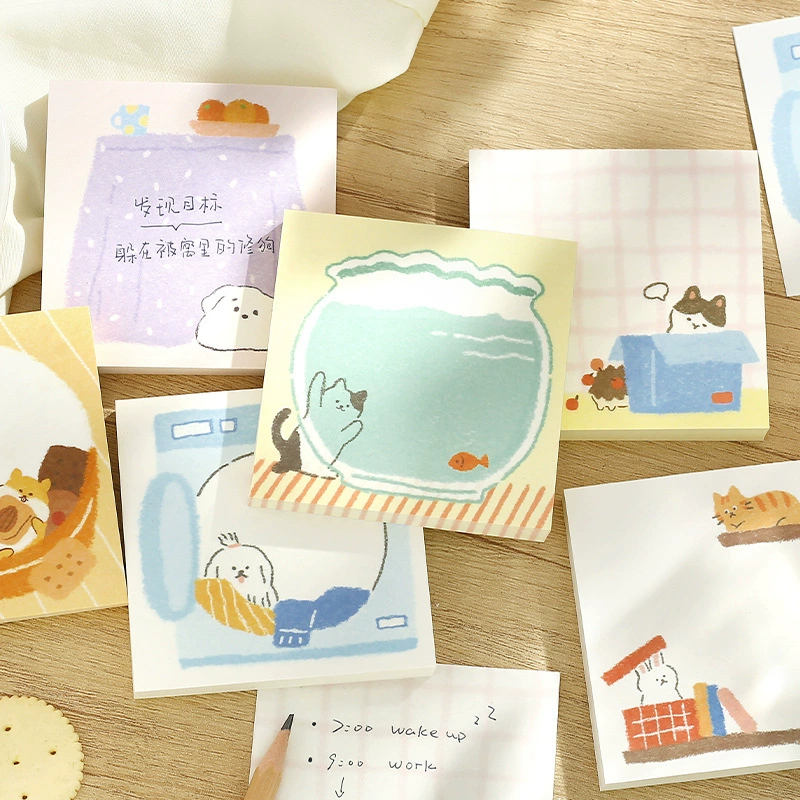 NOTE FOR 100 notes Hi, I'm here. Japanese cute message memo account material paper