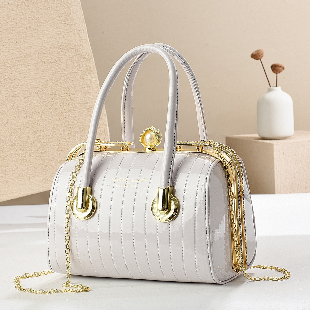 Bolso de moda de verano para mujer, fabricante de un solo hombro, bolso de madre, comercio exterior 2025, nuevo bolso de mensajero de todo fósforo para mujer atmosférica