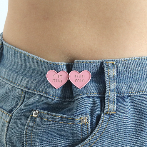 Love dopamine color button tool-free removable seam-free button trousers waistline large change small waist artifact