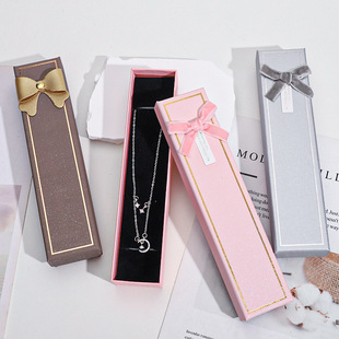 New Fashion Bow Jewelry Box Gift Necklace Box Watch Bracelet Gift Storage Gift Box Hand Gift Box