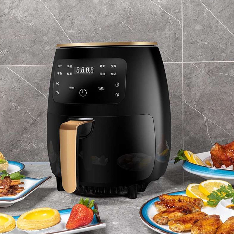 Air Fryer Household Air Fryer Smart Touch Screen Multi-Function Electric Fryer Visual Window No Flipping No Oil