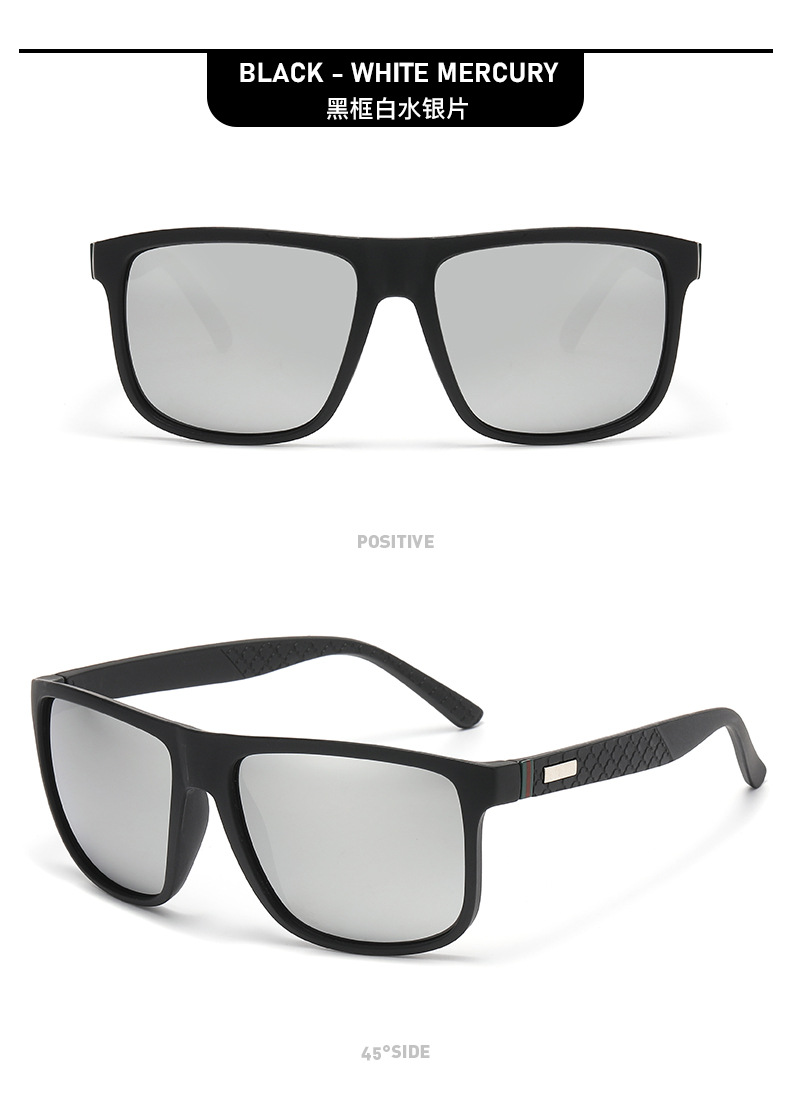 Premium Sonnenbrillen Polarisiert Fashion Herren Sonnenbrille UV-Schutz Verspiegelt Farbeffekt Autofahrt Sonnenbrille