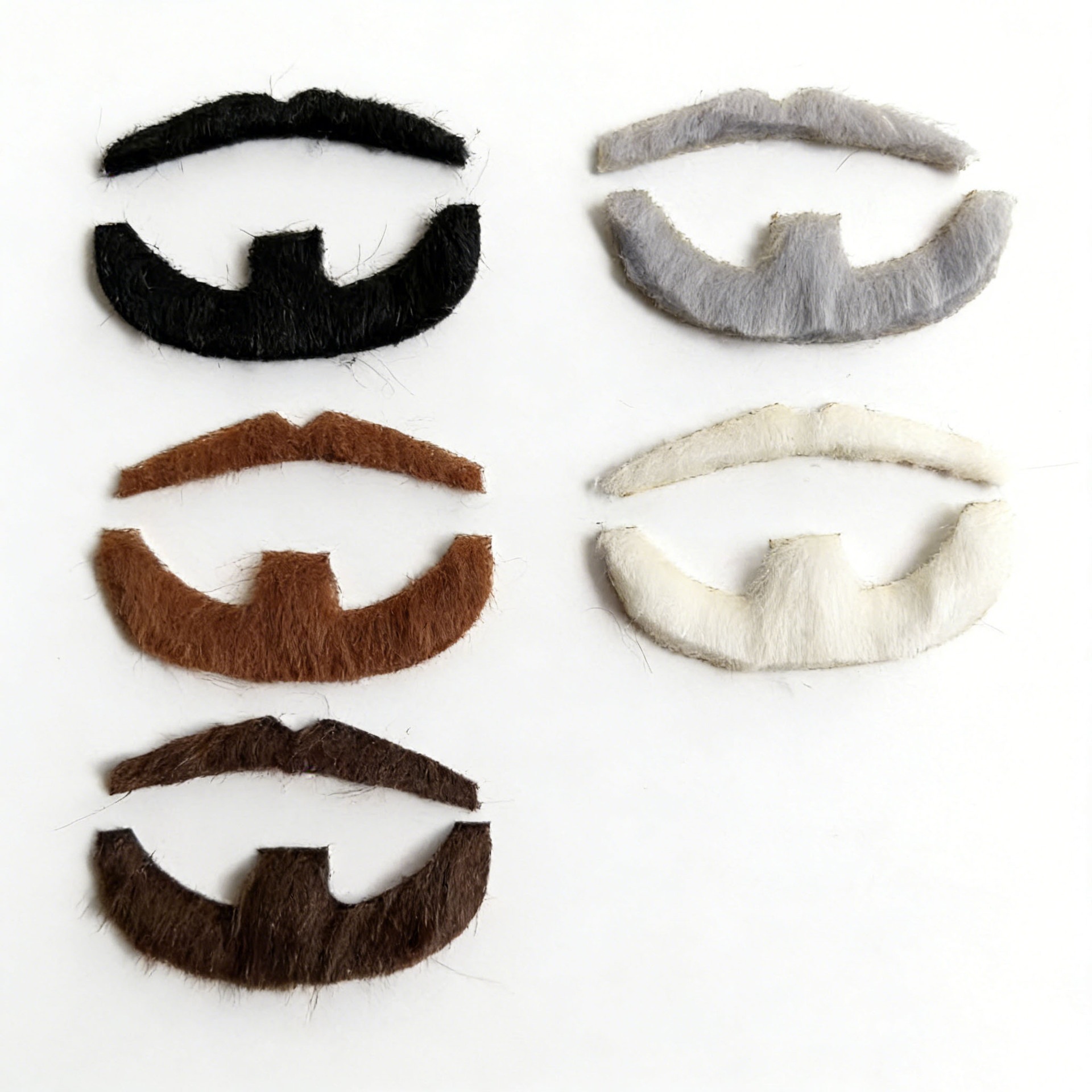 Transfronterizos barba falsa Halloween simulación autoadhesiva barba fiesta cosplay barba multicolor opcional