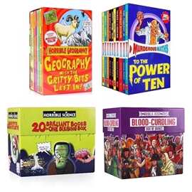 英文版可怕的科学/历史/地理/数学Horrible Histories全套60册