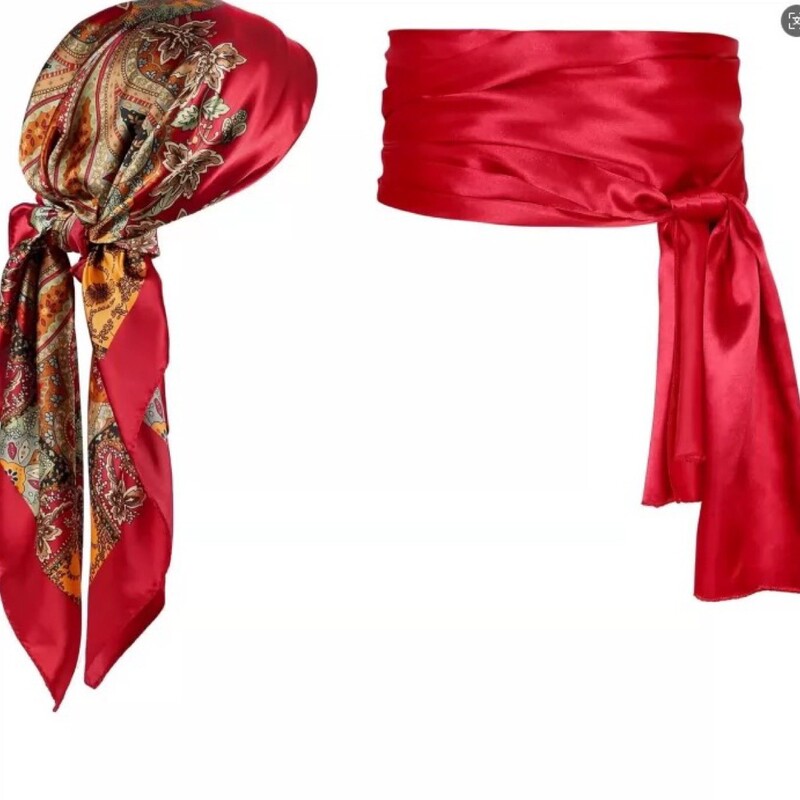 Christmas Halloween Ball Party Cosplay Pirate Costume Accessories Headscarf Belt Necklace Bracelet Set