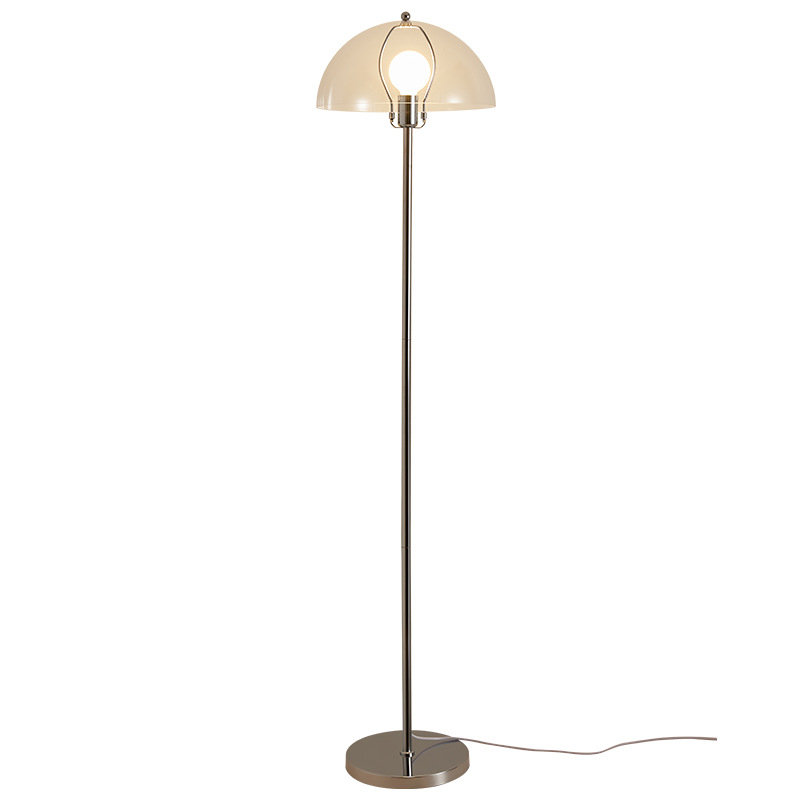 Luz de lujo nórdica sofá lámpara de piso dormitorio luz de atmósfera francesa crema ventana lámpara cálida lámpara decorativa L138
