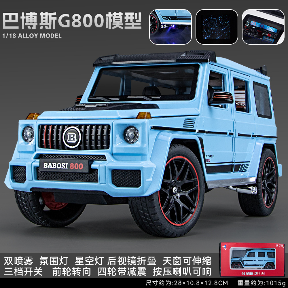 Che Zhi-1:18 Babos G800 versión en spray-caja-Azul