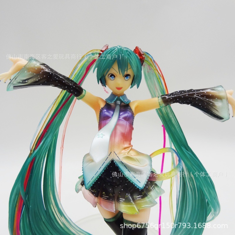 特价款二次元美少女十周年纪念版初音 未来 盒装摆件动漫手办|undefined