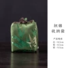 Bag green leaf pattern-green 9*9*8