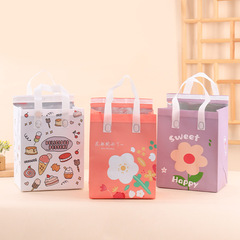 Non-woven aluminum foil insulation bag catering take-out portable porridge milk tea baking take-out barbecue packaging bag wholesale