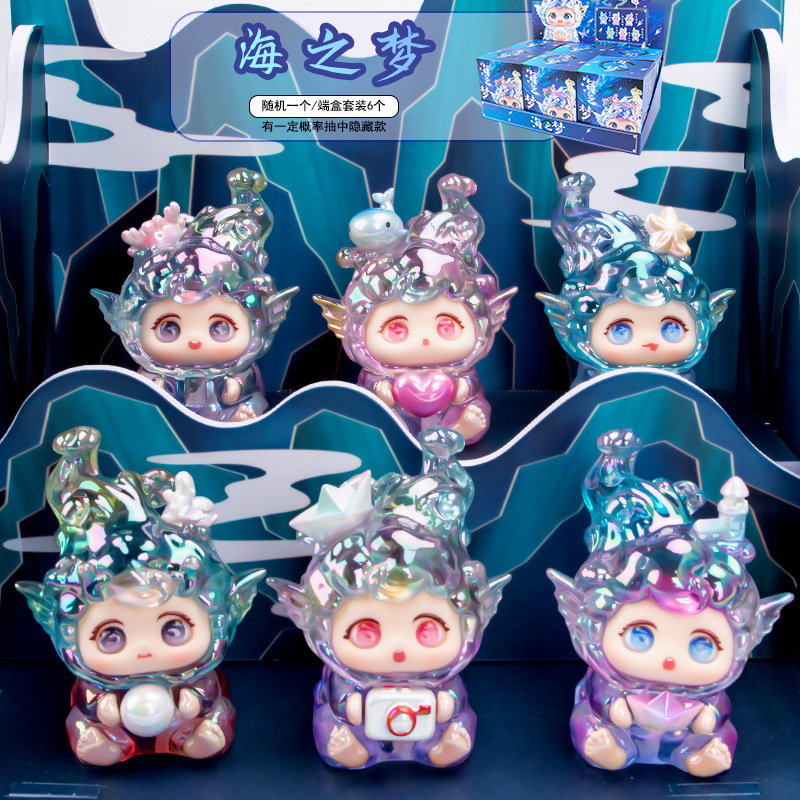 12 星座 PAI クリスタルブラインドボックス樹脂フィギュアサプライズブラインドボックスかわいい装飾品オフィス装飾誕生日ギフト|undefined
