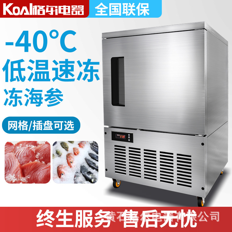 格尔电器立式急冻柜速冻柜冰淇淋包子海参水饺冰棒零下40度插盘柜