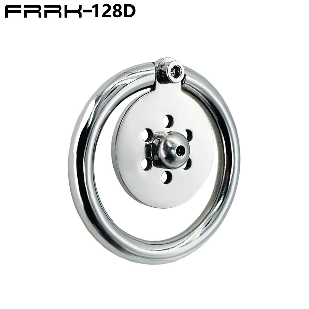 FRRK-128D 38mm瓶盖款平板贞操锁成人情趣用品男用鸟笼含金属导管