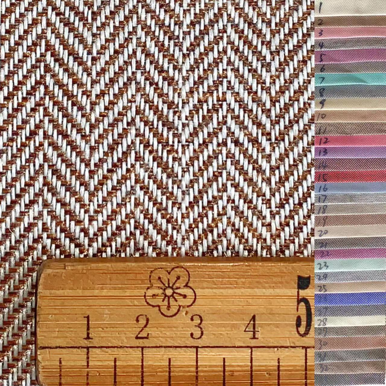 全涤仿麻布 涤纶背面涂层条纹波浪纹 沙发抱枕箱包鞋材工艺品