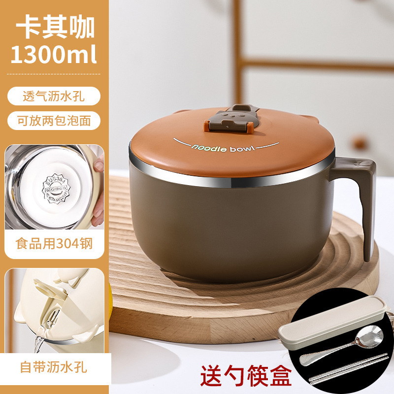 304ステンレスの泡の碗はインスタントラーメンの杯があります。|undefined