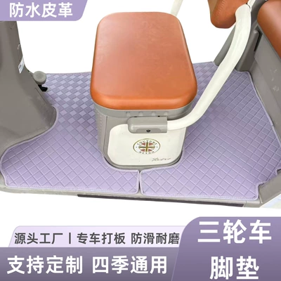 Universal Fixed Foot Pads, Electric vehicle foot mat - moyixiu-waterproof-leather-floor-mats-taro-purple-yadi-cl13
