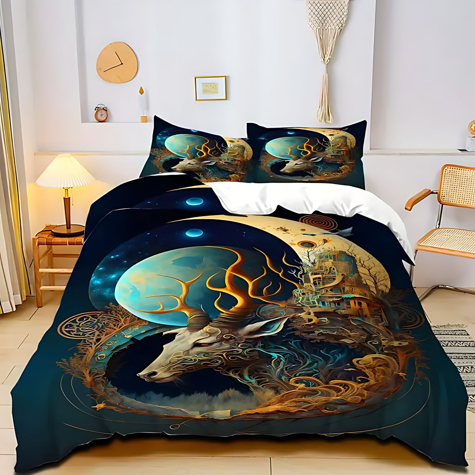 TEMU / JIT Nuevo producto transfronterizo Shenlu Xingyue HD impresión digital colchón funda funda