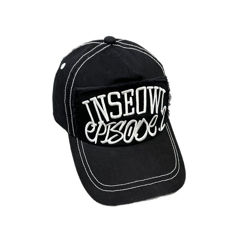 Primavera y verano sombreros de béisbol para niños, sombreros delgados para niños y niñas, moda coreana hip-hop bordada, marcas de moda callejera