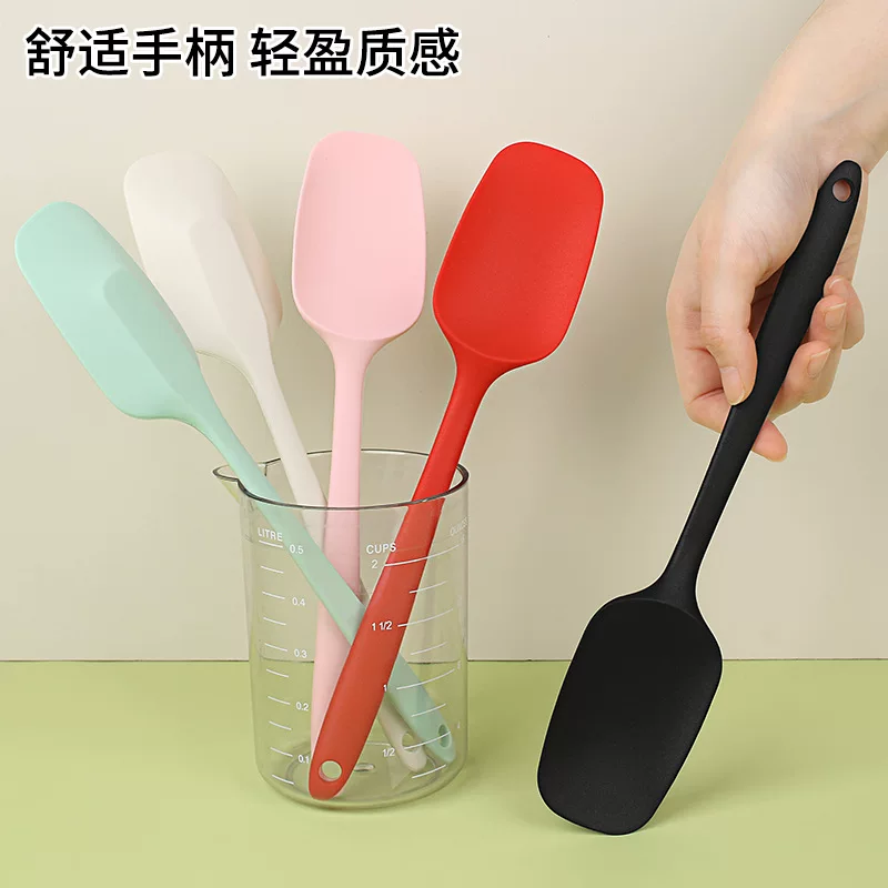 Silicone big scraper, cream mixing stick, (Physicals)