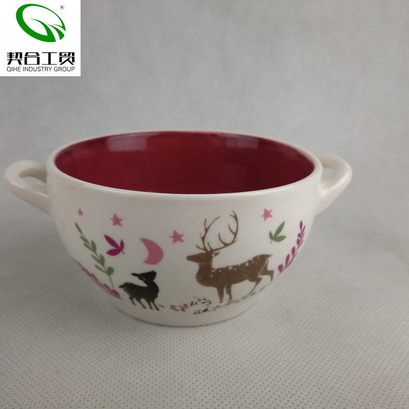 Ratón de cerámica navideña, carro de almacenamiento, plato de dulces, decoración, plato de bocadillos creativos, remolque pequeño