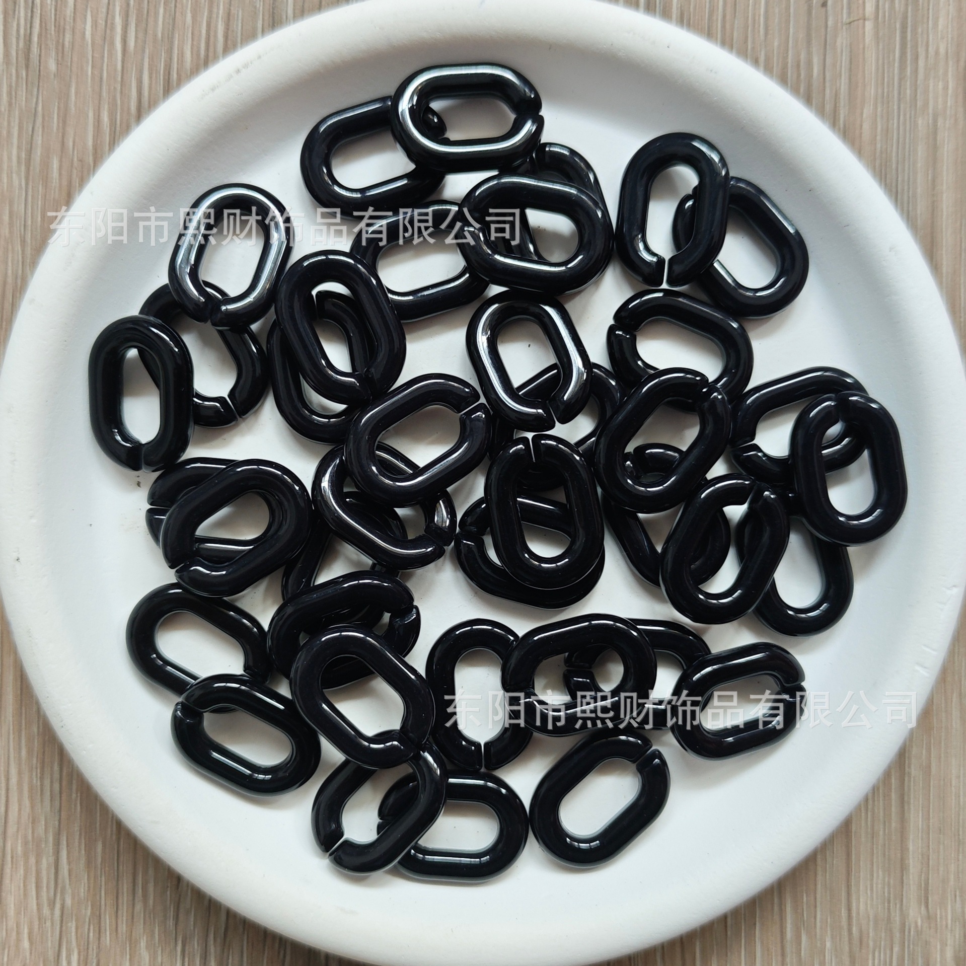 20x14mm color acrílico cadena hebilla anillo llavero bolsa colgante accesorios de la joyería de DIY fábrica al por mayor