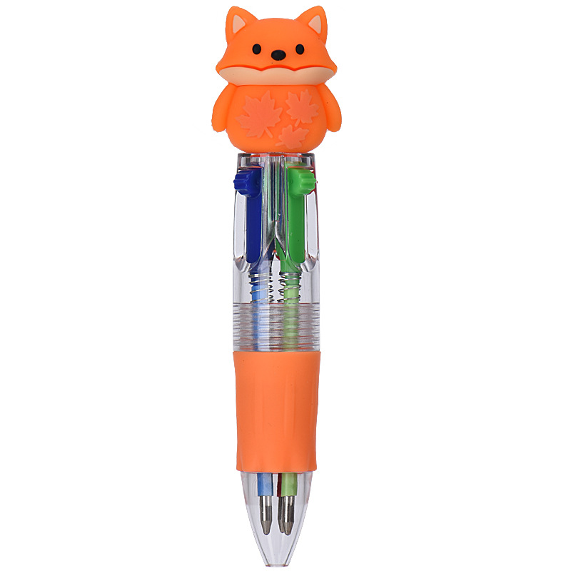 Lovedoso día de Acción de Gracias mini bolígrafo de cuatro colores para niños de alto valor de color multicolor cuentas de mano marcador bolígrafo estudiantes papelería al por mayor