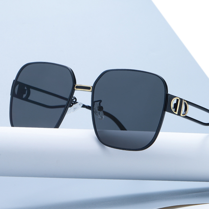 2A342新款圆形时尚太阳镜 欧美潮流明星同款墨镜跨境专供佩戴眼镜