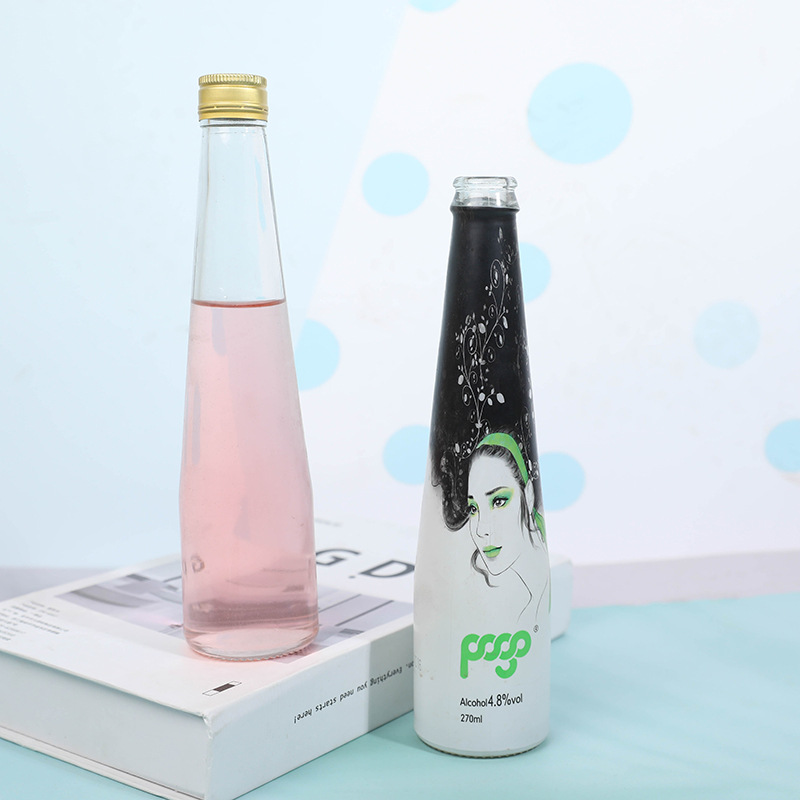 行家选商品玻璃白酒瓶伏特加洋酒空瓶子密封饮料瓶矿泉水瓶可印制