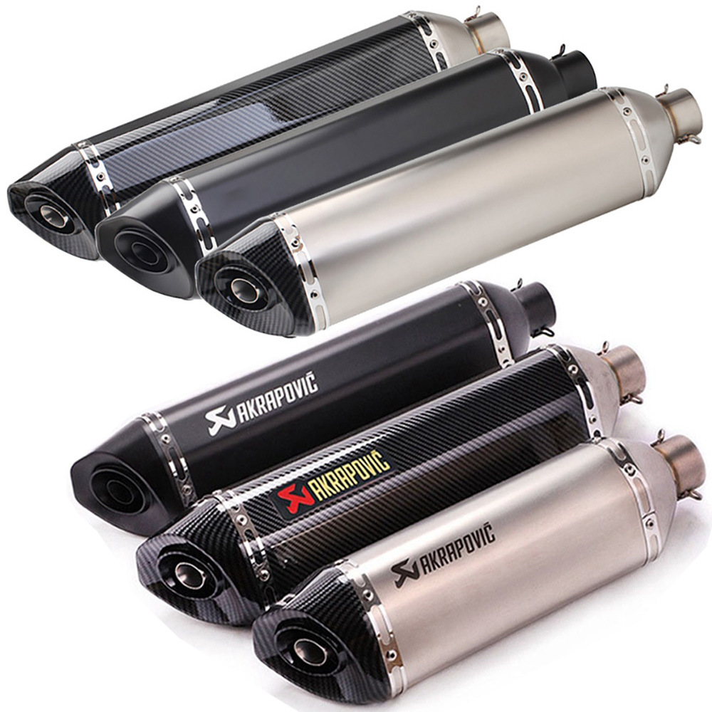 570mm/470mm universal motorcycle modified exhaust pipe large displacement exhaust pipe Yamaha Kawasaki scooter