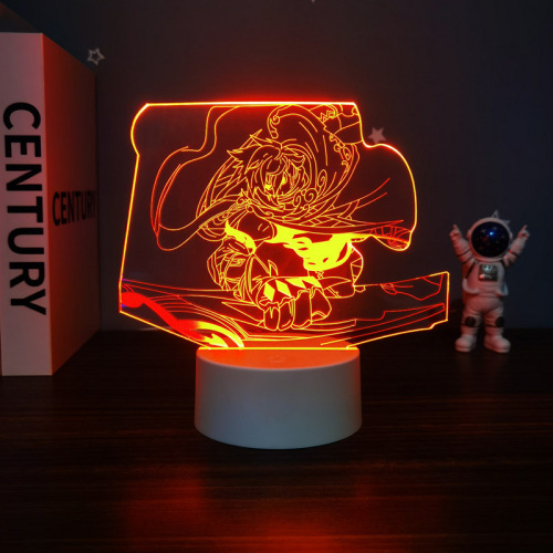 Cross-border direct supply of Honor of Kings mobile game series creative 3D night light gift table lamp LED bedroom bedside table lamp