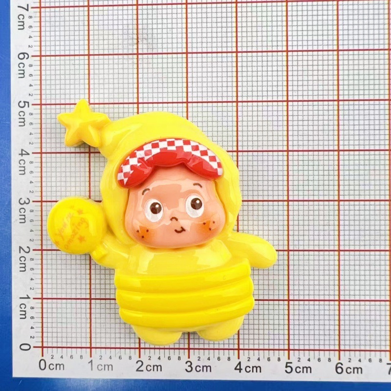漫画かわいいスターマンかわいい赤ちゃん diy 樹脂アクセサリー手作りヘアピンキーホルダー携帯電話チェーンクリーム接着剤ジュエリー|undefined