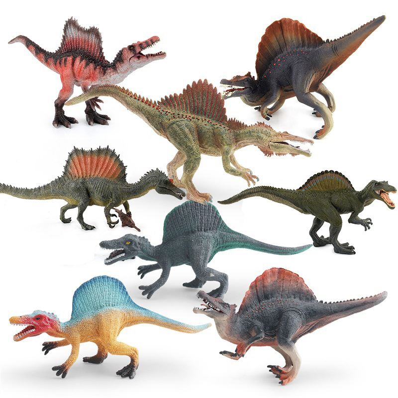 Jurásico sólido simulación de pesca Spinosaurus plástico estático dinosaurio modelo de juguete Amazon eBay transfronteriza Venta caliente