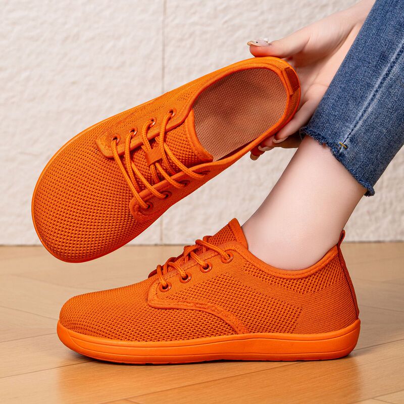 Women's Shoes Versatile Summer New Style Temu Lace-Up Casual Shoes Soft Sole Comfortable for Feet Mom Shoes Sports Walking Shoes