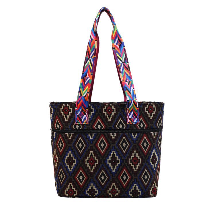 Nuevas bolsas transfronterizas, bolsas de mano de mujer, bolsas de tela de gran capacidad, bolsas de hombro de otoño 2024 nuevas bolsas de estilo nacional