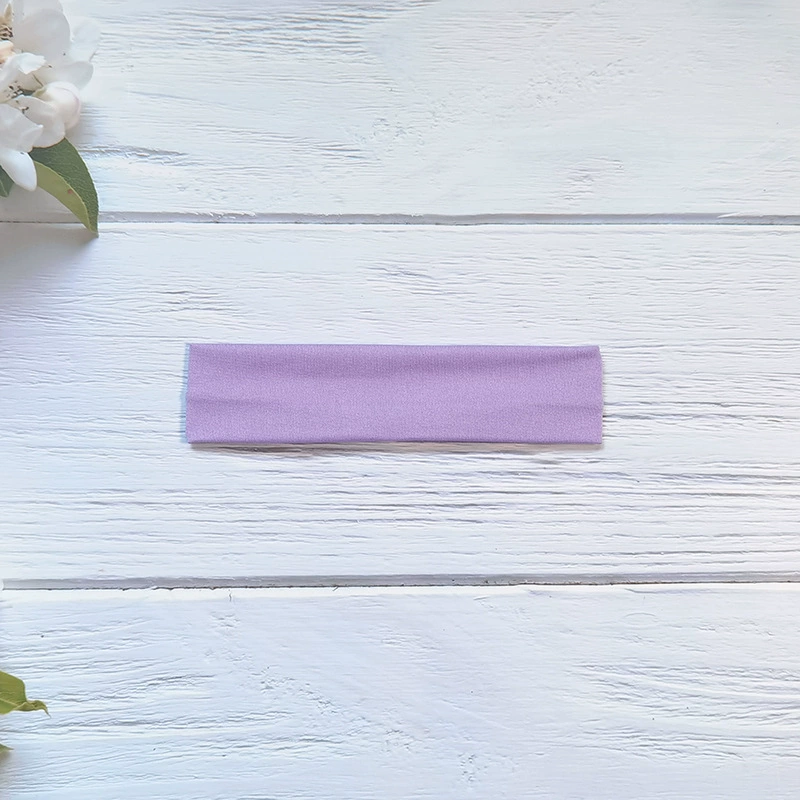 Цветной эластичный ободок для головы, спортивная повязка Milk-Silk, унисекс, впитывает пот, 20×5 см