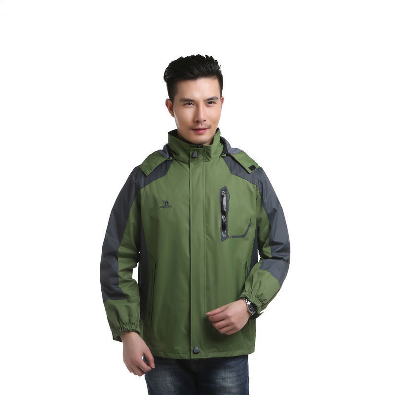 Ropa de asalto al aire libre para hombres con terciopelo grueso invierno abrigo de algodón impermeable a prueba de viento ventilable chaqueta de algodón de montaña de gran tamaño