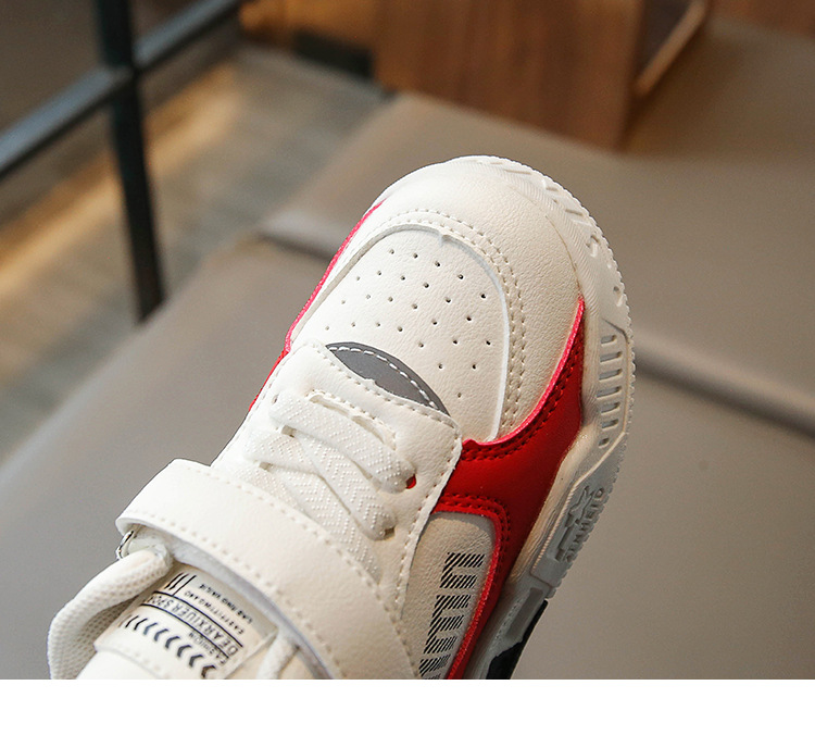 2024 primavera e autunno scarpe da basket in pelle per bambini scarpe da ginnastica alte per ragazzi scarpe da corsa da allenamento per bambini di piccole e medie dimensioni_voghion.com