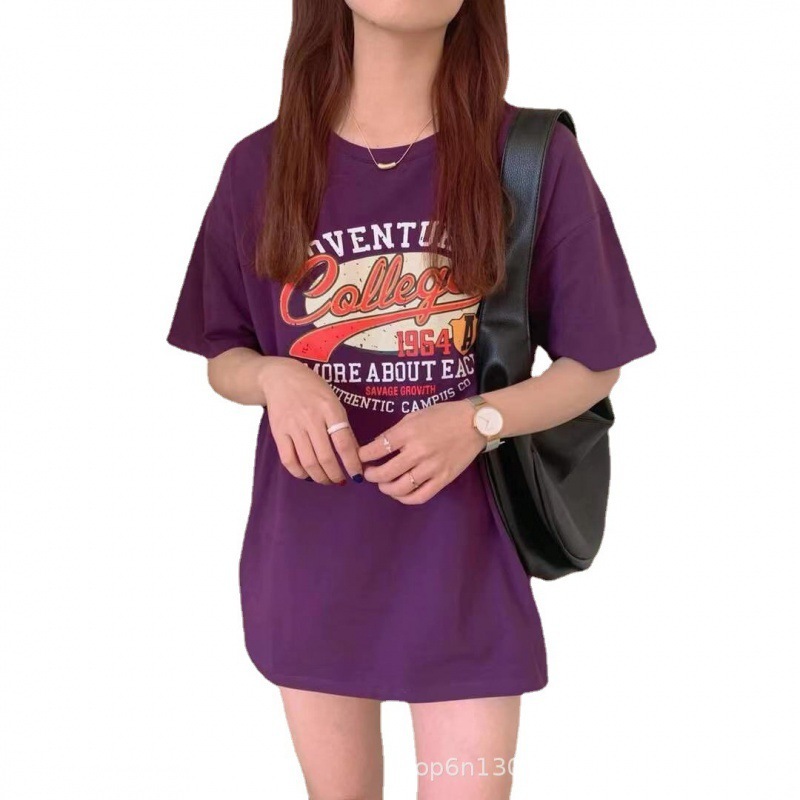 売れ筋の新しい大きいバージョンのルーズな女性用Tシャツ半袖ストリートストールサプライ夏の女性用半袖工場直販外国貿易|undefined